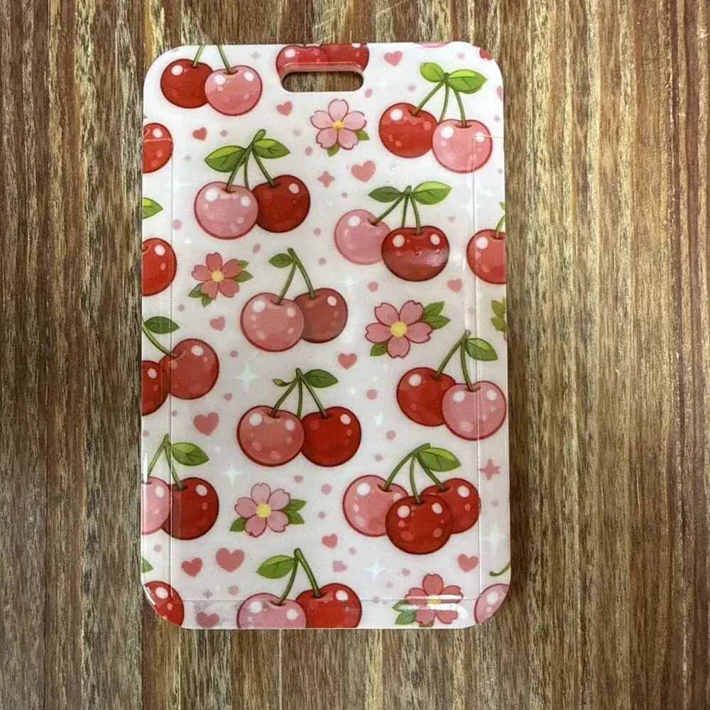 Cherries Badge ID Holder
